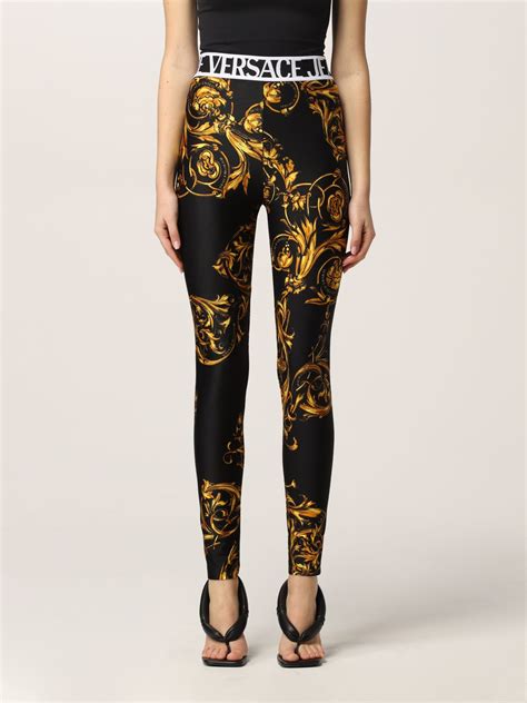 versace jeans print pants